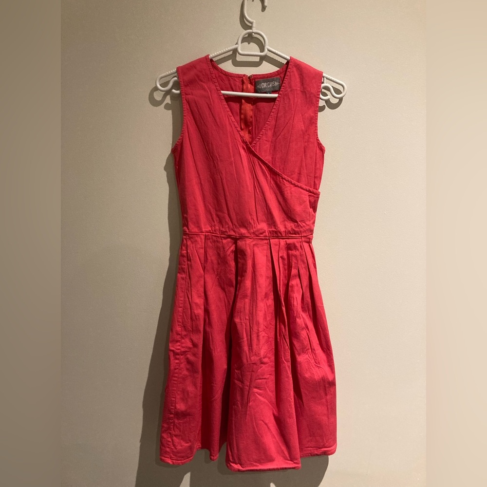 Vintage Style Dark Salmon Circus Dress
